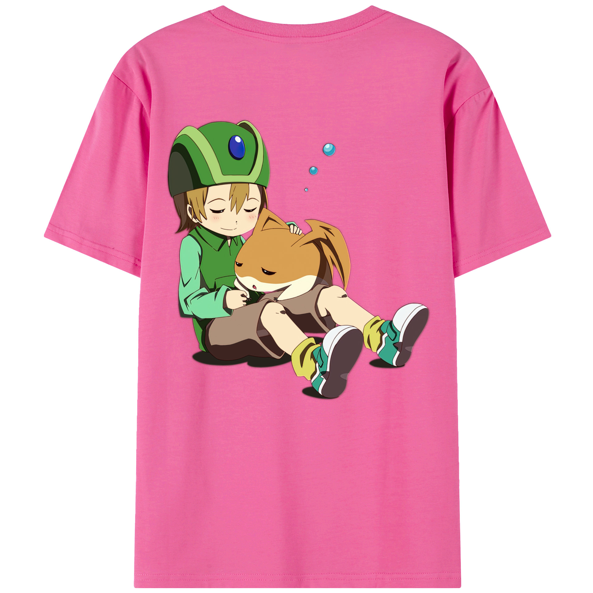 （画像用） Digimon デジタルモンスター/デジモン レディース半袖Tシャツ(バックプリント)